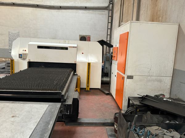ERMAKSAN 4 kW YEDEK TABLALI LAZER KESİM