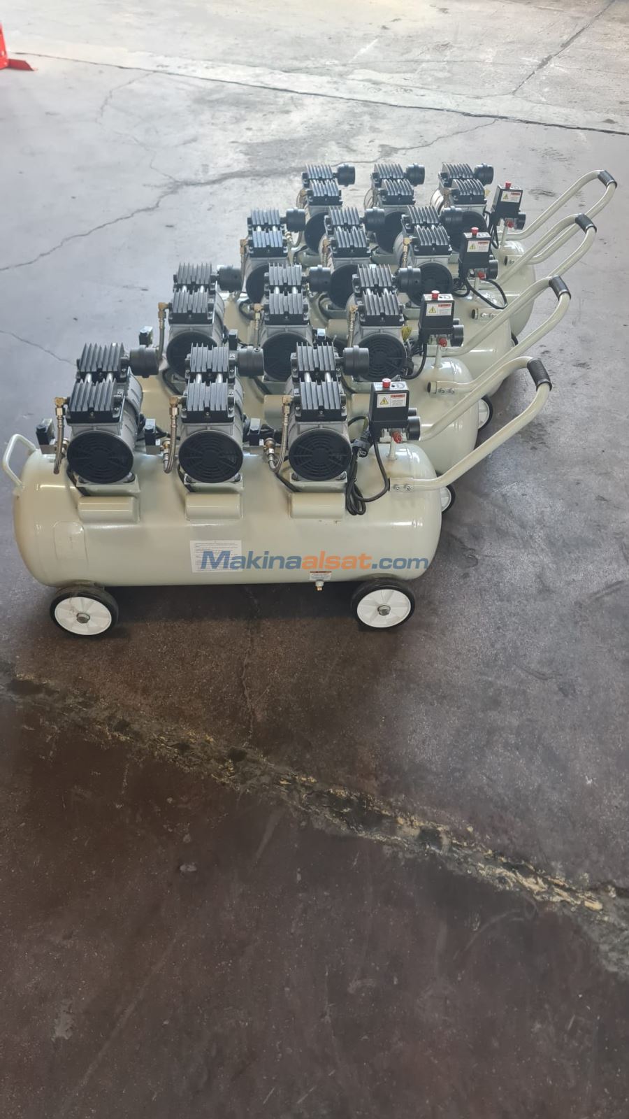 MY TOL 100 Litre SESSİZ YAĞSIZ KOMPRESÖR