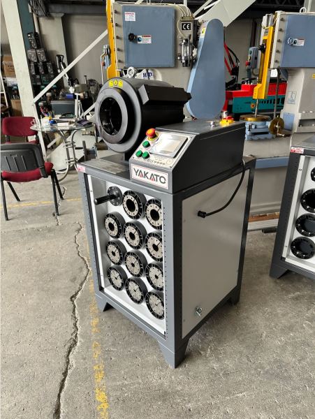 YAKATO DİJİTALLİ HİDROLİK HORTUM SIKMA BORU BÜZME PRESİ