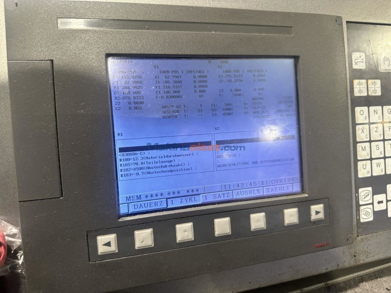 Satılık ikinci el CITIZEN CINCOM K16 VII P CNC Otomat Torna CNC