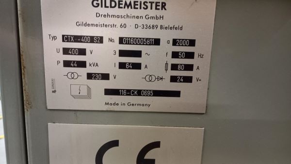 GİLDEMEİSTER CTX400 CNC TORNA