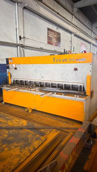 İNANLAR MARKA 3000 x 10 MM NC 2011 MODEL HİDROLİK GİYOTİN MAKAS