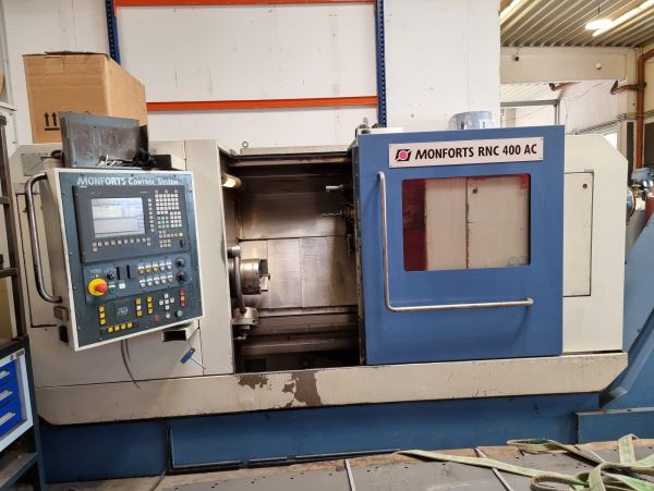 MONFORST  RNC 400 AC   10.inç. Ayna /  C- eksenli + Parca Yakalayici   CNC Torna