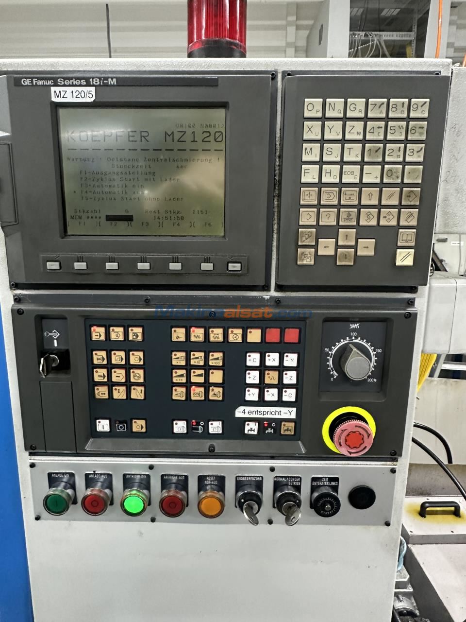 MONNIER + ZAHNER MZ 120 Azdırma