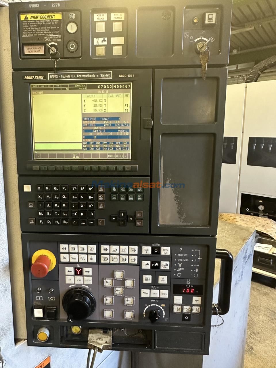 MORI SEIKI SV-503B/40 5 Eksen CNC İşleme