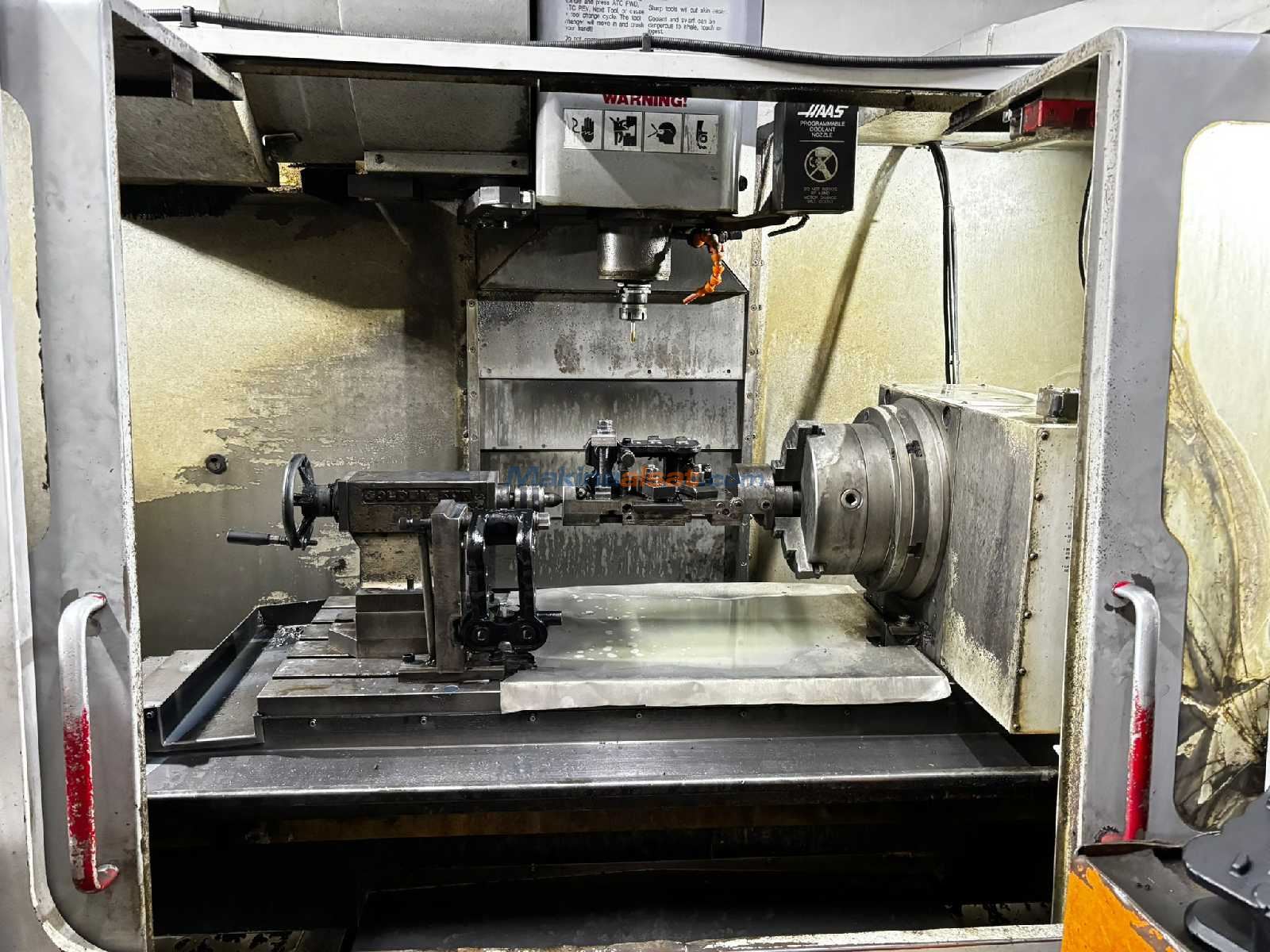 HAAS VF3 4 Eksen Divizörlü CNC Dik İşleme Merkezi