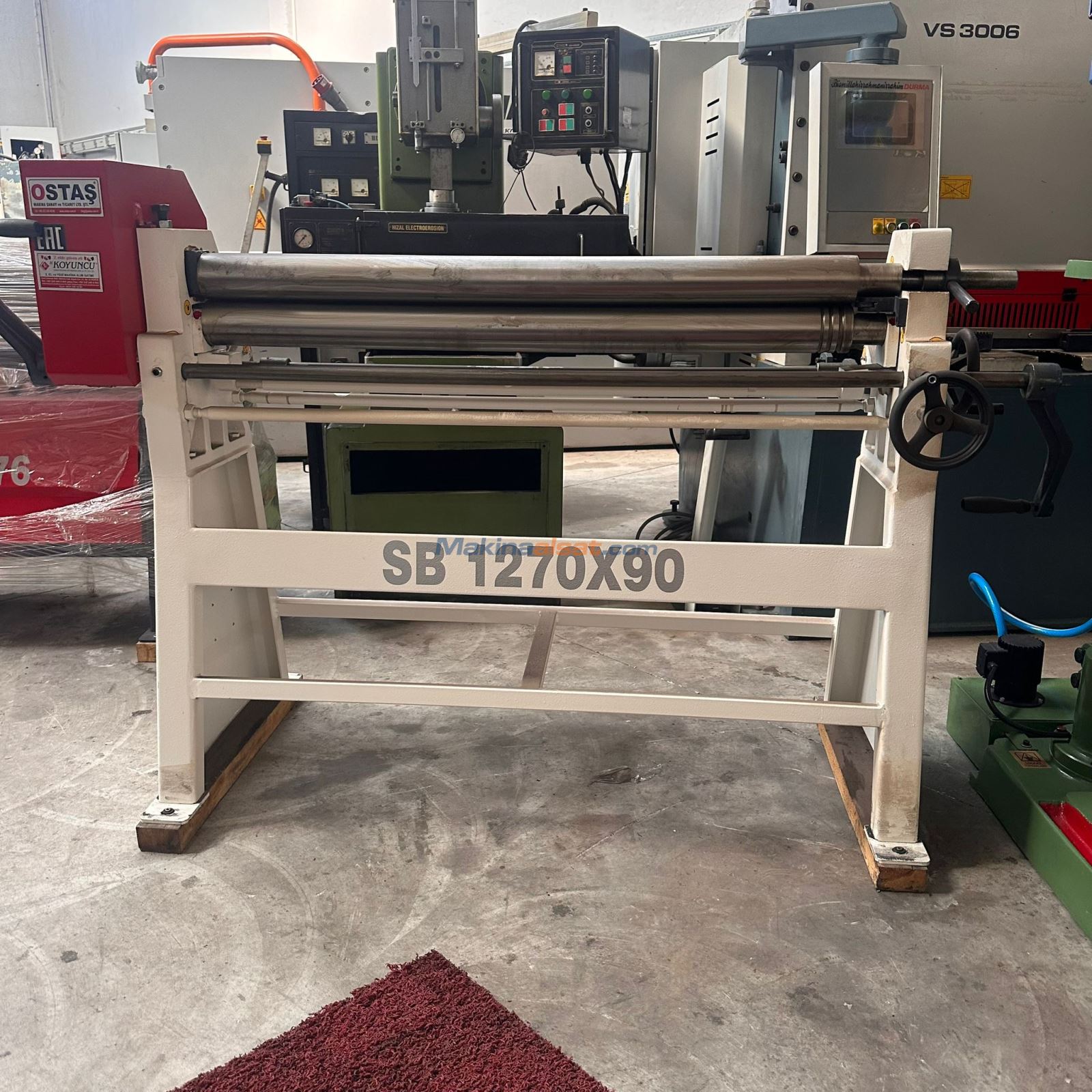 OSTAŞ MARKA 1270X90 3 TOPLU MANUEL (SIFIR) SİLİNDİR