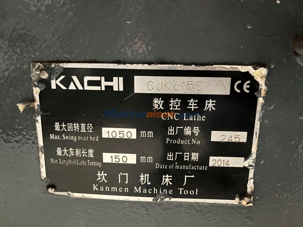 KACHI ÇAP  6150/1000 CNC FLANŞ TORNASI