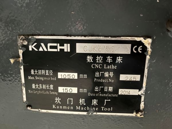 KACHI ÇAP  6150/1000 CNC FLANŞ TORNASI