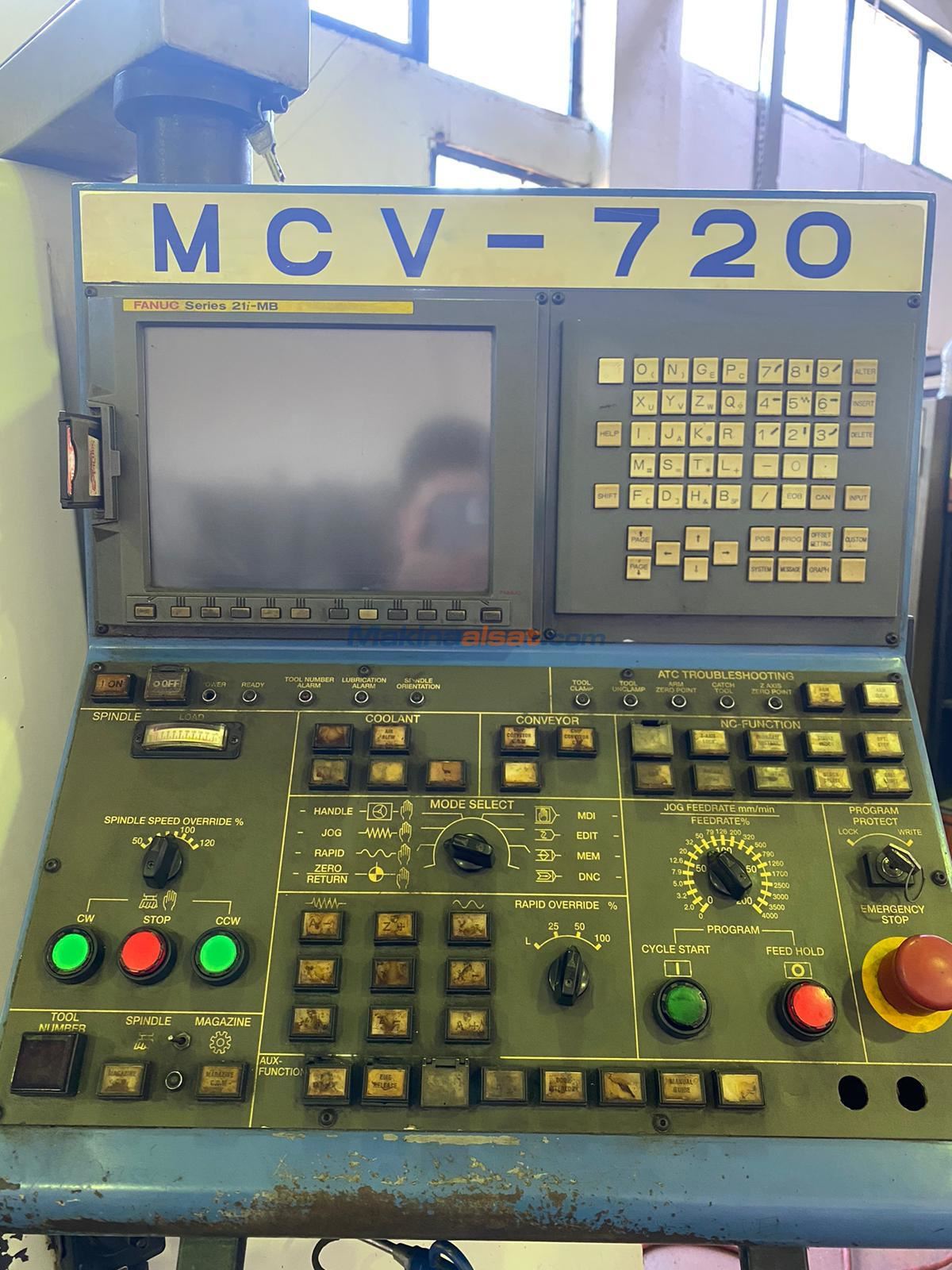İLK SAHİBİNDEN SATILIK DAH-LIH MCV-720 CNC Dik İşlem