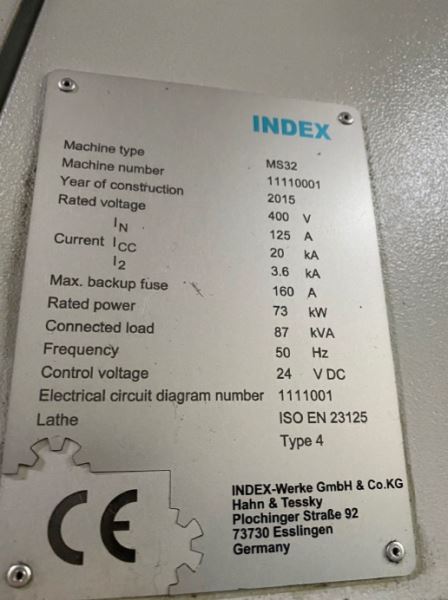 Index MS32-6 Cnc Otomat Torna