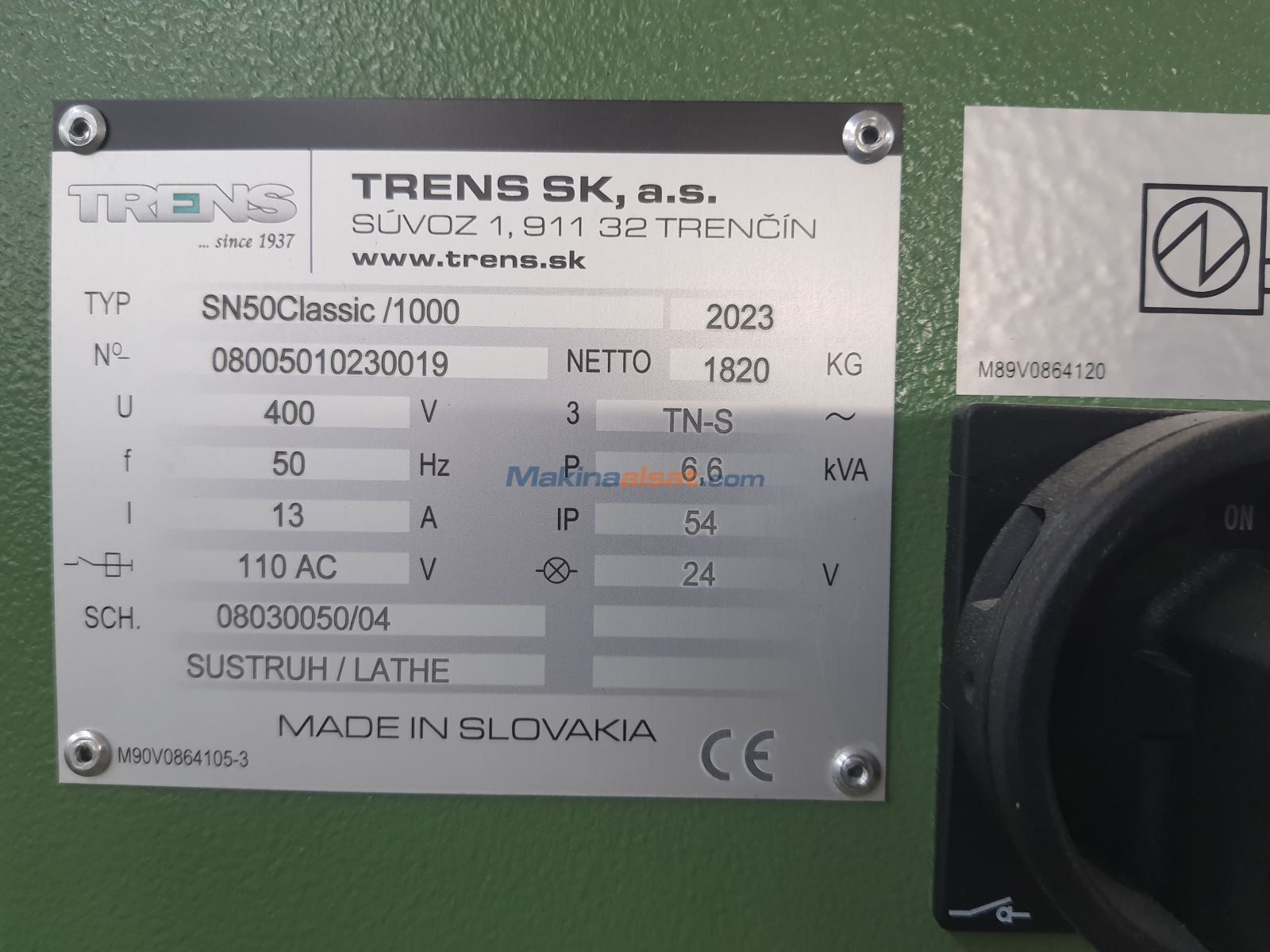 Stokta Efsane Klasik 1 Metre TOS SN50 Torna