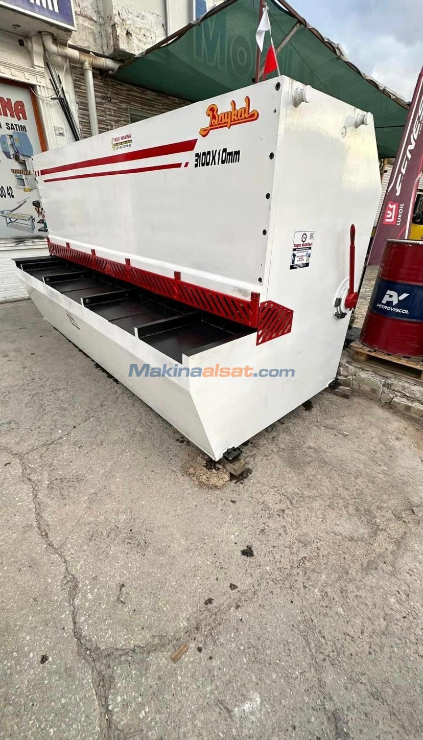 3 METREYE 10 MM BAYKAL NC KONTROL Giyotin Makas