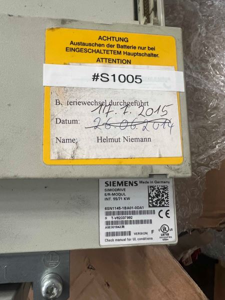 6sn1145-1ba01-0da1 55/71 KW ER MODUL