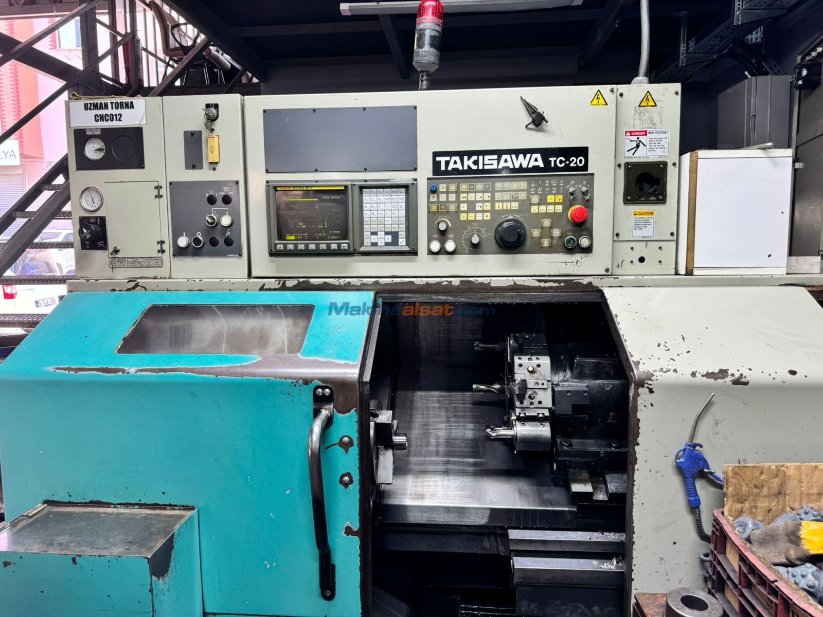 8" Takisawa TC20 CNC Torna