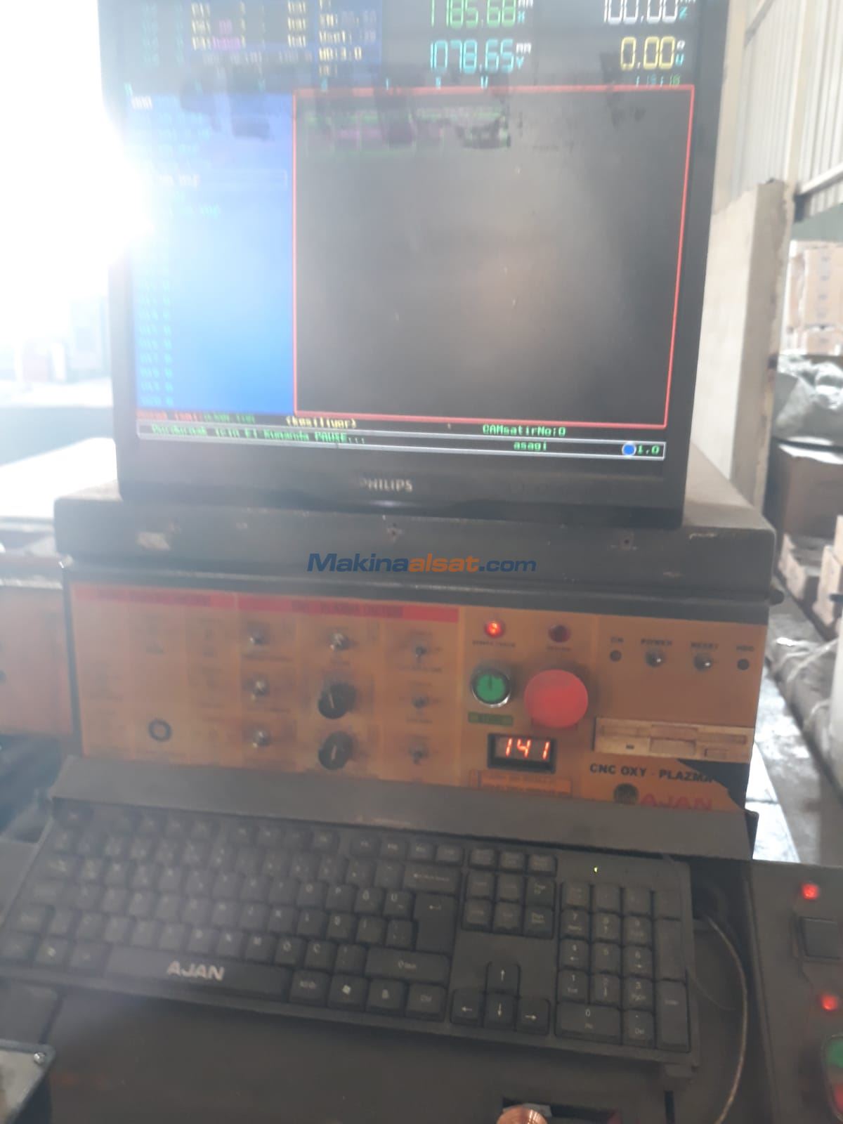 Ajan Plazma 5000 x 15 000 Tabla 260 Amper Plazma Kesim