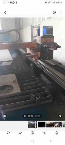 Ajan Plazma 5000 x 15 000 Tabla 260 Amper Plazma Kesim