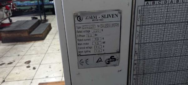ZMM Sliven CU580M-4000 BULGAR TORNA