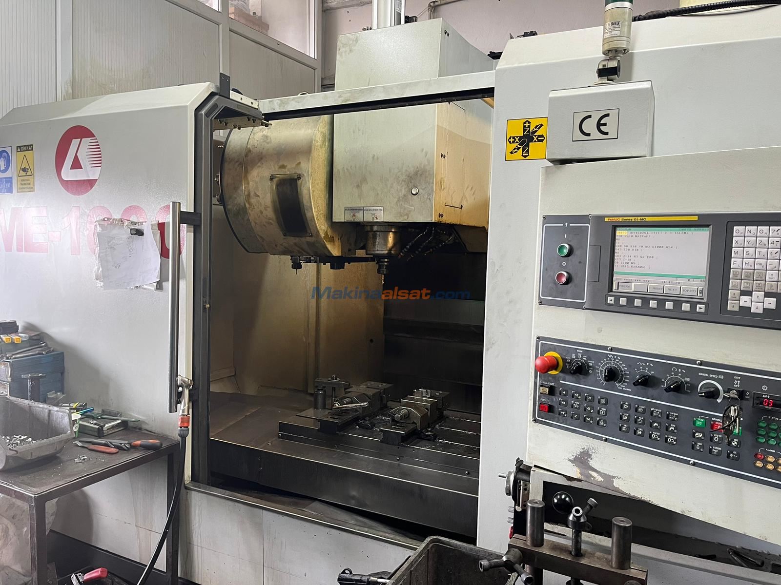 LK ME-1000 4 EKSEN DİVİZÖRLÜ CNC DİK İŞLEME MERKEZİ
