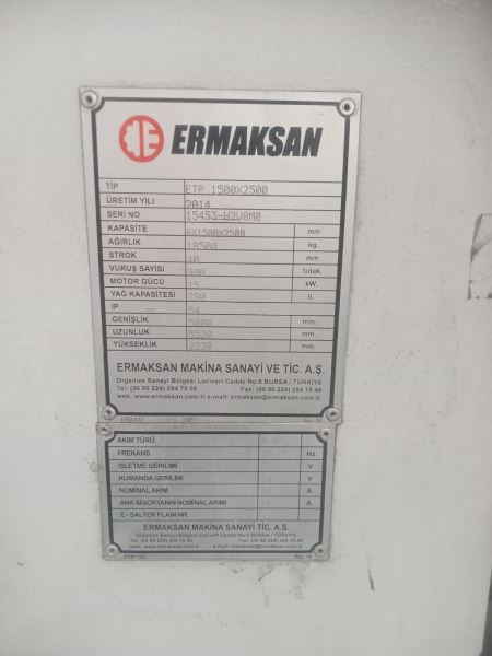 Ermaksan ETP 25 -30 PUNCH PRES