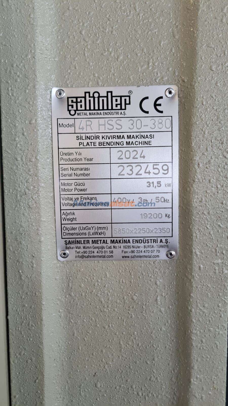 ŞAHİNLER 4R HSS 30-380 / 20-25 MM / 4 TOPLU HİDROLİK SİLİNDİR