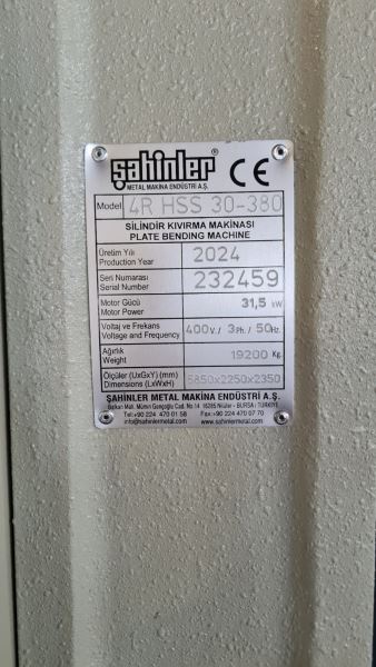 ŞAHİNLER 4R HSS 30-380 / 20-25 MM / 4 TOPLU HİDROLİK SİLİNDİR