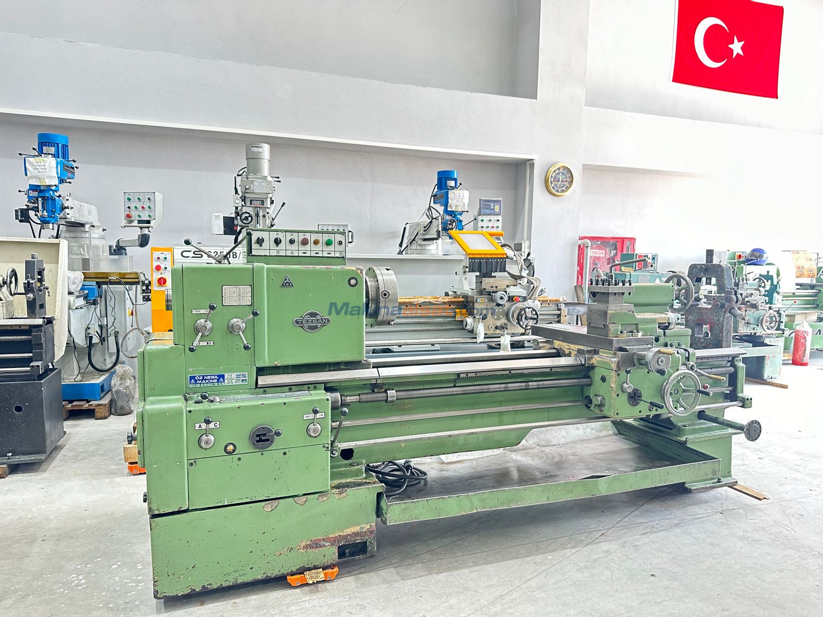 Satılık ikinci el SN 71-1/2 Metre Tezsan Tos Torna Universal Torna