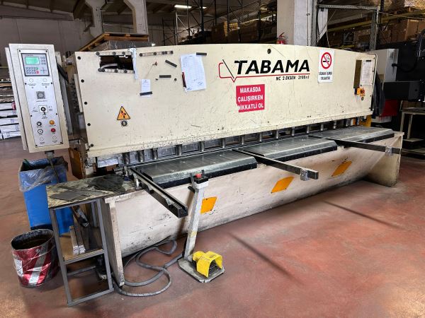 TABAMA  NC 2 EKSEN 3100 x 6 Hidrolik Giyotin Makas