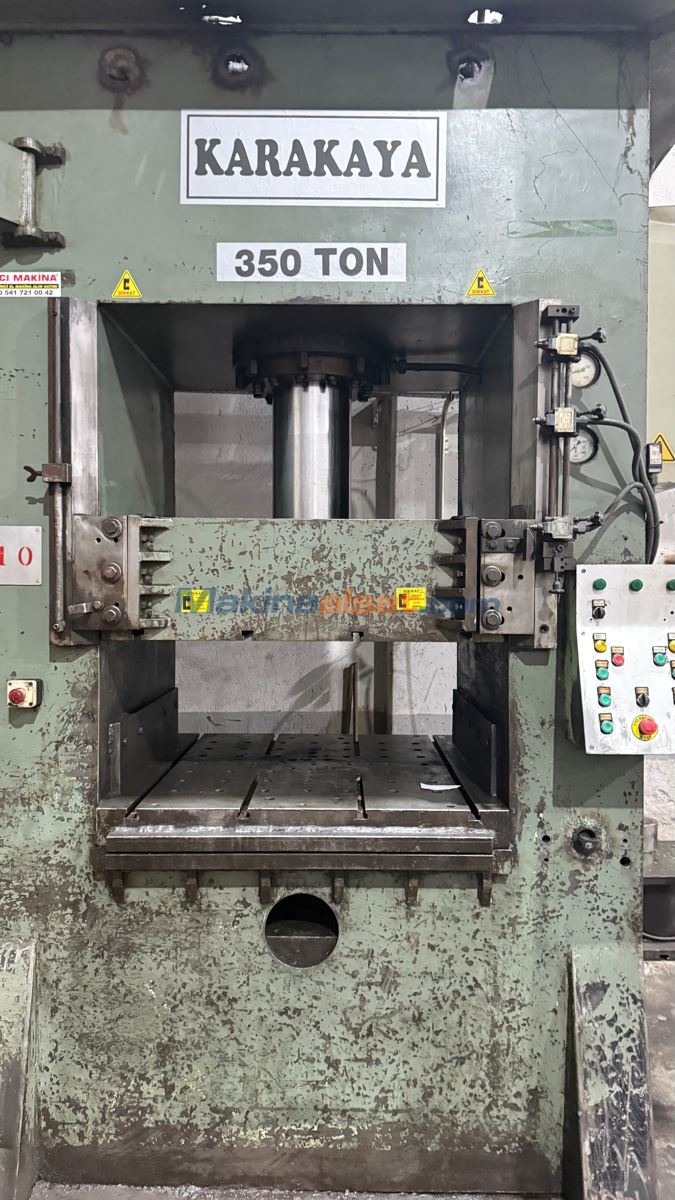 350 TON 1100 X 1100 TABLA ÇİFT TESİR KARAKAYA OTOMATİK SIVAMA PRES