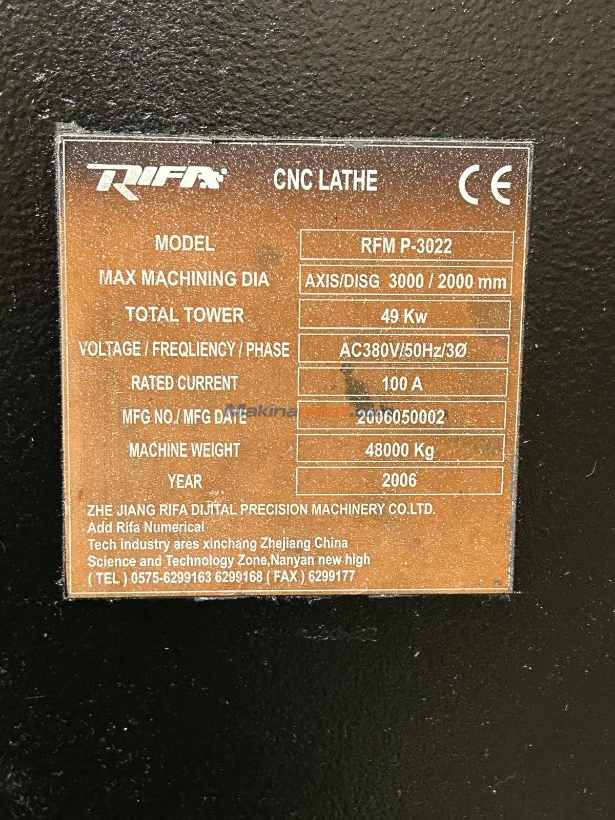 RİFA CNC DİK İŞLEM