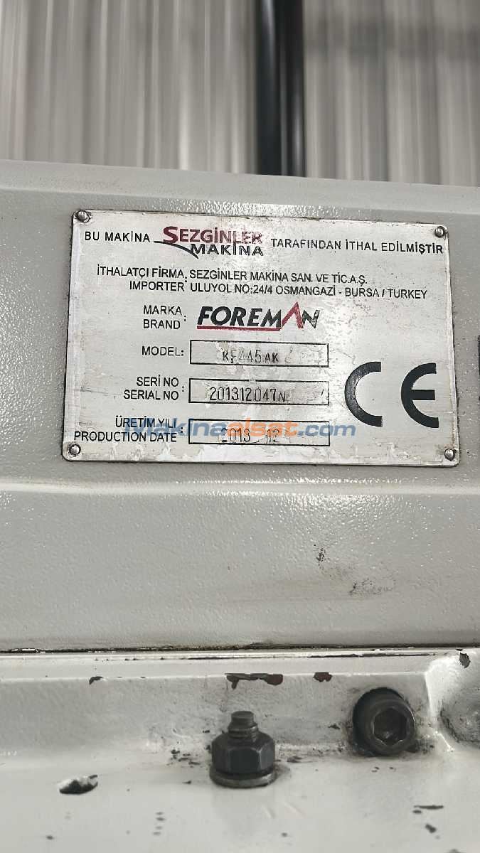 FOREMAN KF445 AK GÖBEK TARAMALI KALIPÇI FREZE
