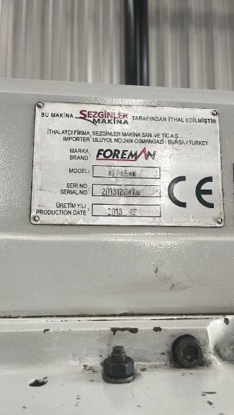 FOREMAN KF445 AK GÖBEK TARAMALI KALIPÇI FREZE