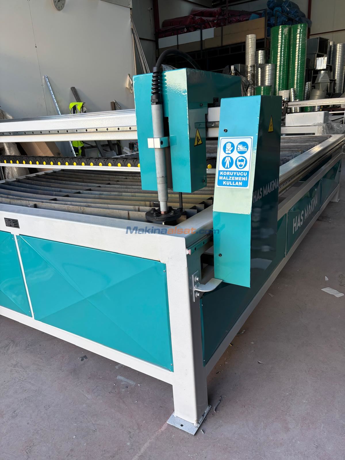 65 Amper 10 mm 1500 x 3000 Plazma Kesme Used Plasma & Gas Cutting ...