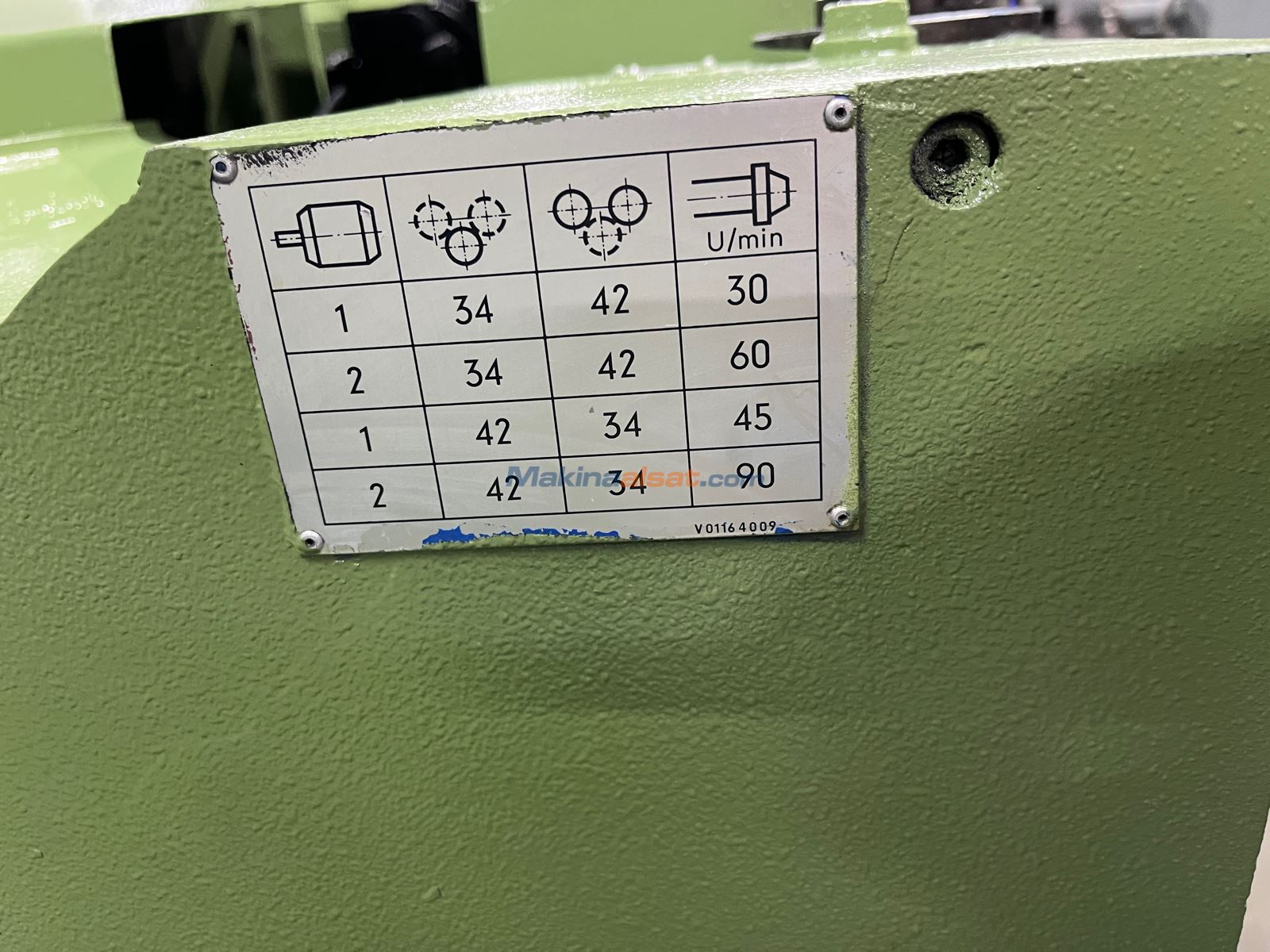 Alman malı PEE WEE 25 ton Açılı Vida Ovalama