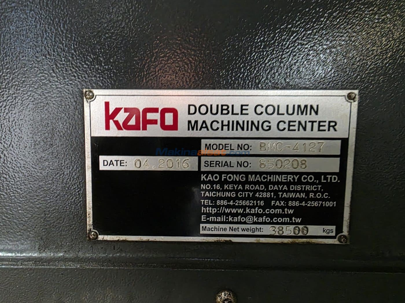 KAFO BMC 4127 KÖPRÜ TİP İŞLEME MERKEZİ