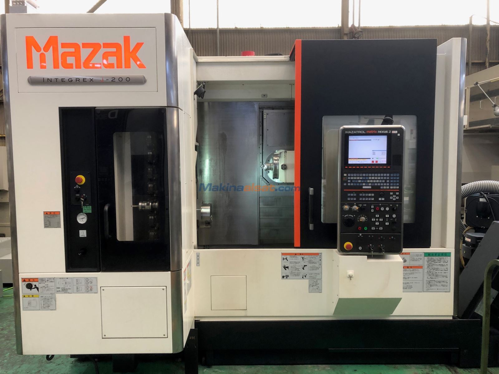 Satılık ikinci el MAZAK INTEGREX-J200 Multitask Lathe Cnc Torna ve