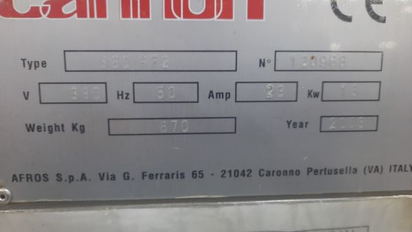 Cannon Afros 60 kg Kapasiteli Alçak Basınç Poliüretan Enjeksiyon