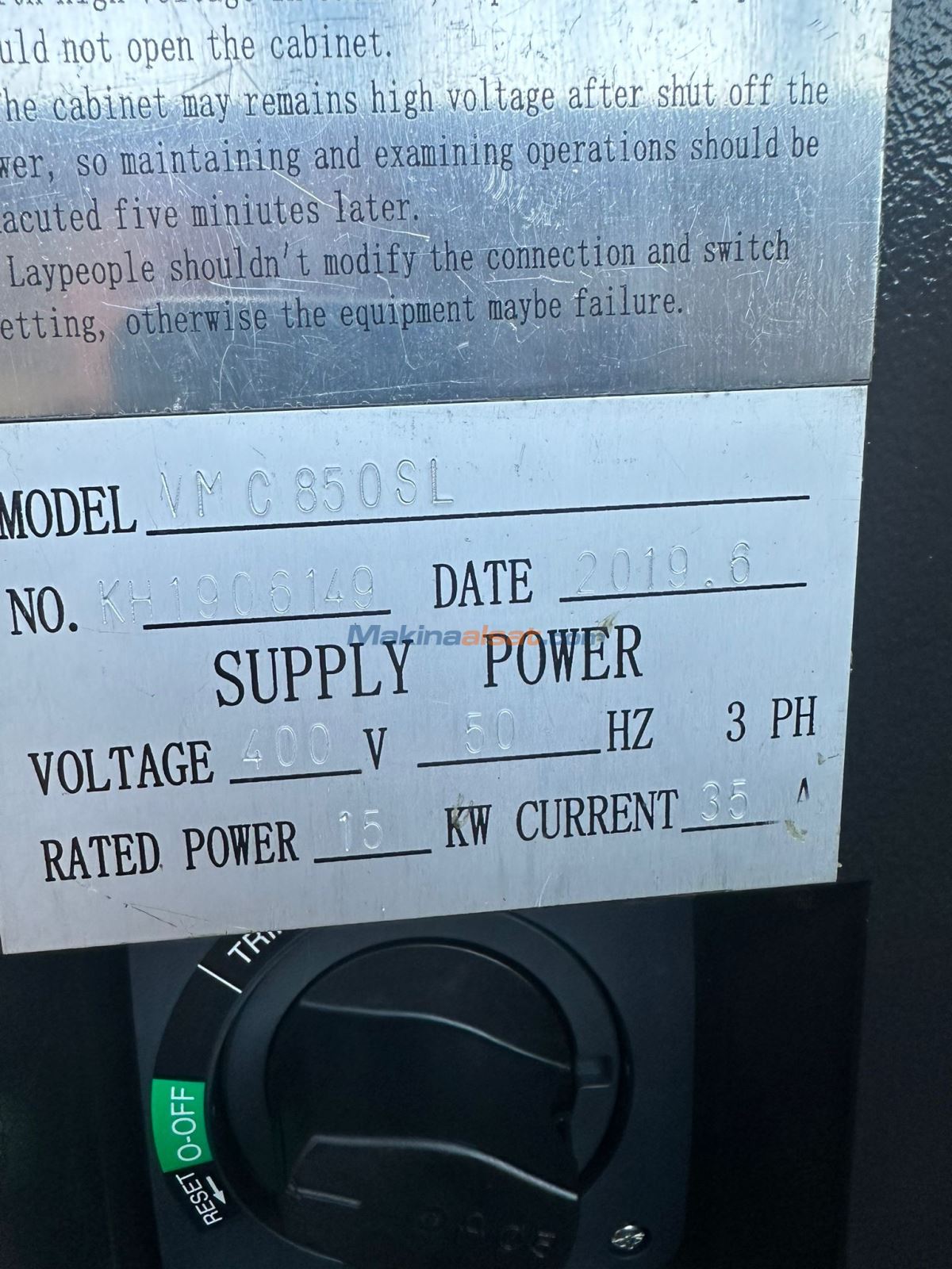 HARTFORD  VMC 850 SL  - CNC Dik işleme Merkezi