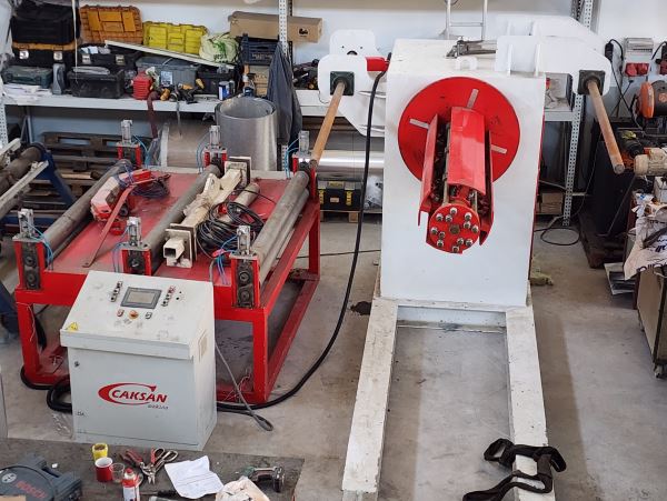 Caksan 1500x2mm 8 Tonluk Hidrolik Rulo Açıcı