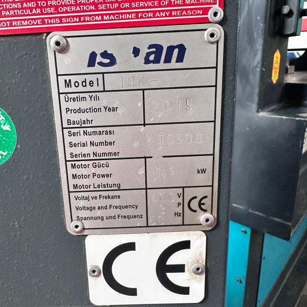 ISITAN MARKA IDK 2MM MOTORLU DAİRE KESME MAKASI