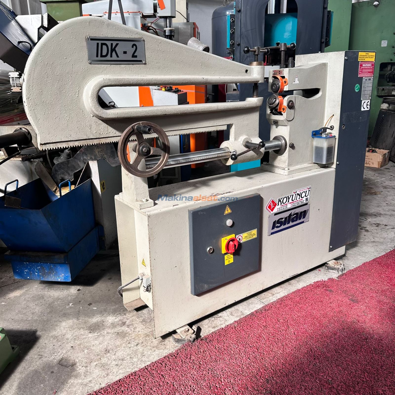 ISITAN MARKA IDK 2MM MOTORLU DAİRE KESME MAKASI