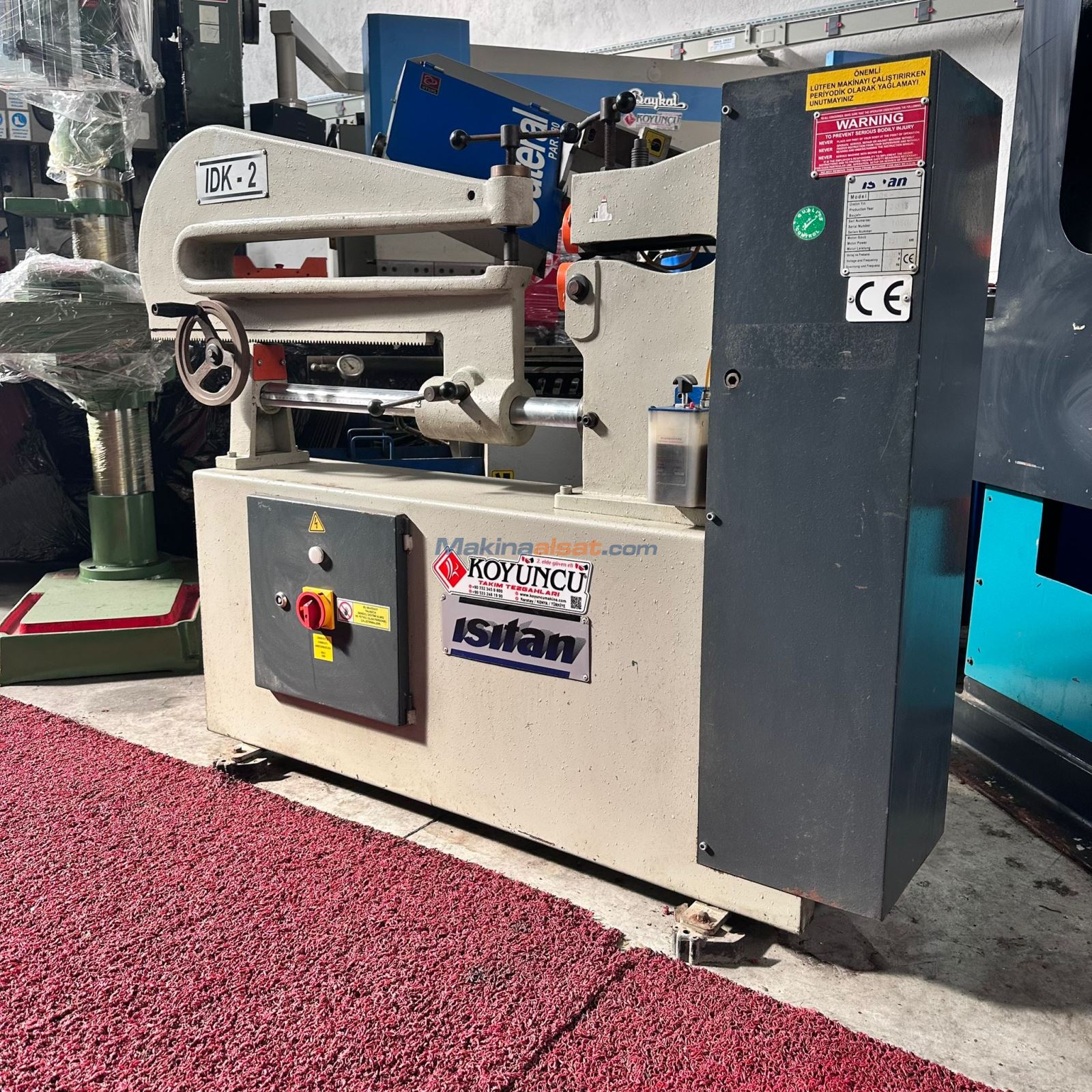 ISITAN MARKA IDK 2MM MOTORLU DAİRE KESME MAKASI
