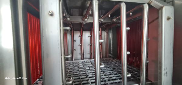 PASLANMAZ ÇELİK KONVEYÖRLÜ TÜNEL TİP PARÇA YIKAMA