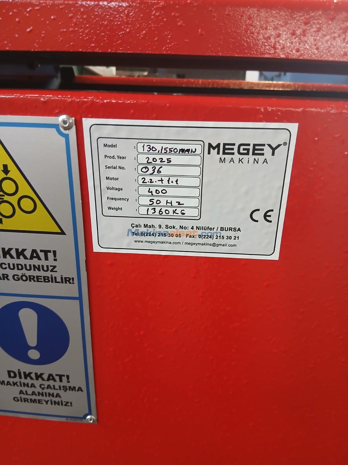 1550-130 6 MM 3 TOPLU HİDROLİK SİLİNDİR