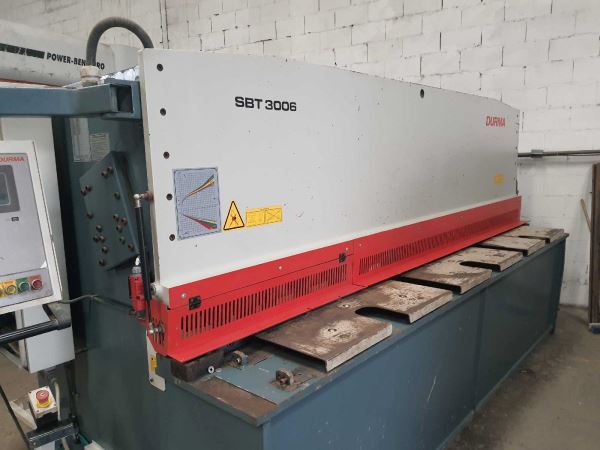 Durma 3 Metre 6 mm Hidrolik Giyotin Makas