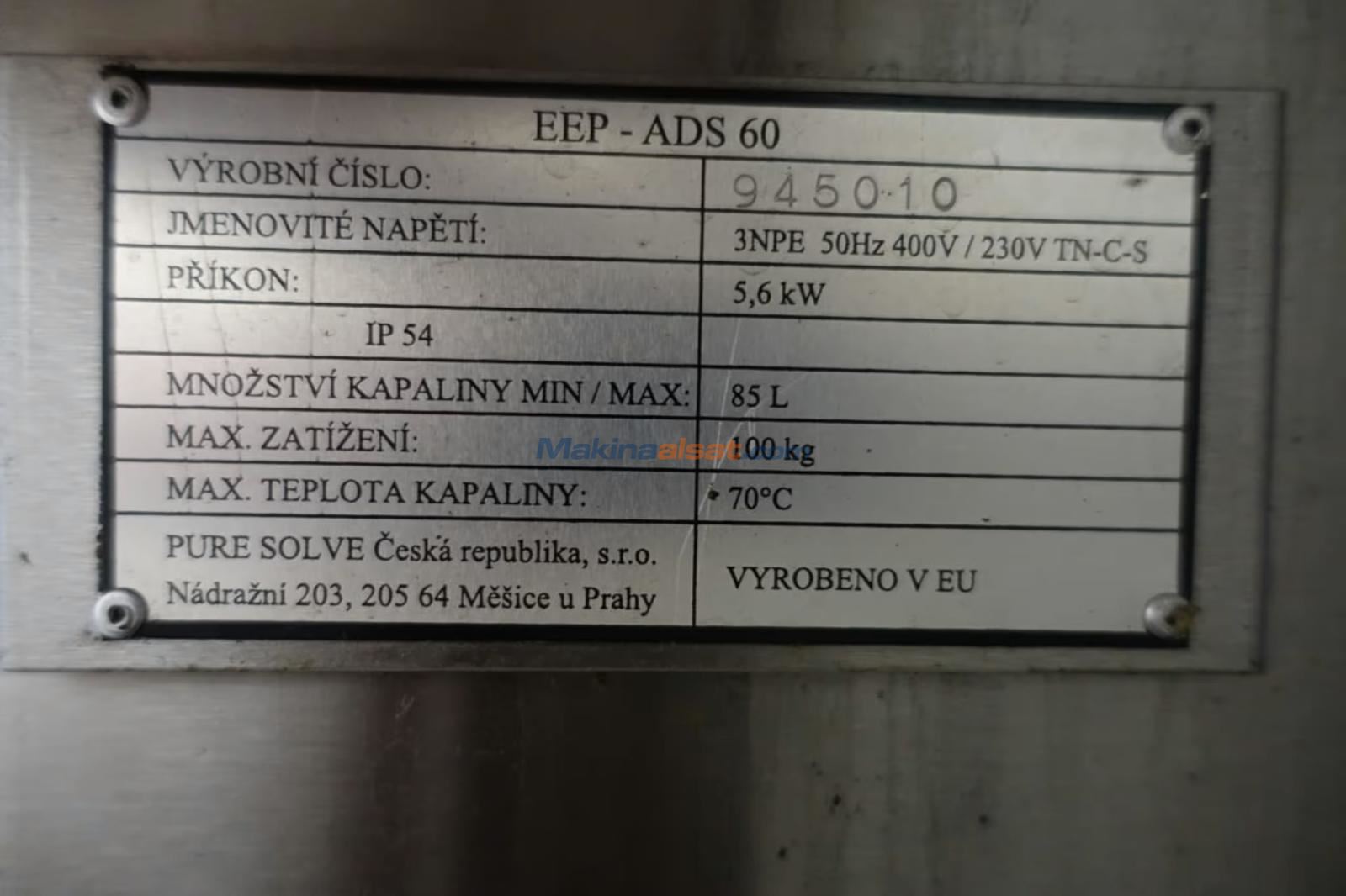 PURE SOLVE OTOMATİK PARCA YIKAMA MAKİNASI