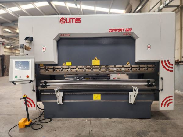 UMS MARKA 3 METRE 10 MM 2025 MODEL (SIFIR)  4 EKSEN CNC HİDROLİK ABKANT PRES