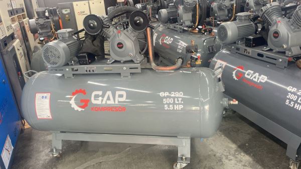 Yeni Nesil 500 Litre 2 Kafa Kompresör