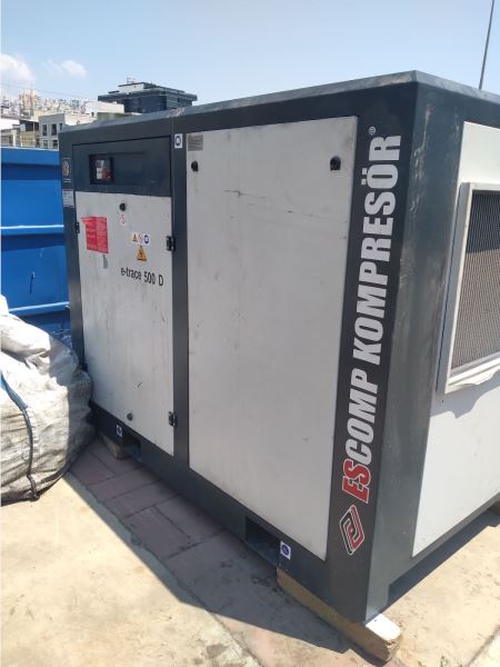 Escom 37 kW Set Halinde Vidalı Kompresör