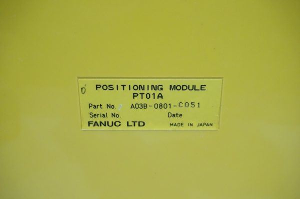 FANUC I/O POSITIONING MODULE A03B-0801-C051